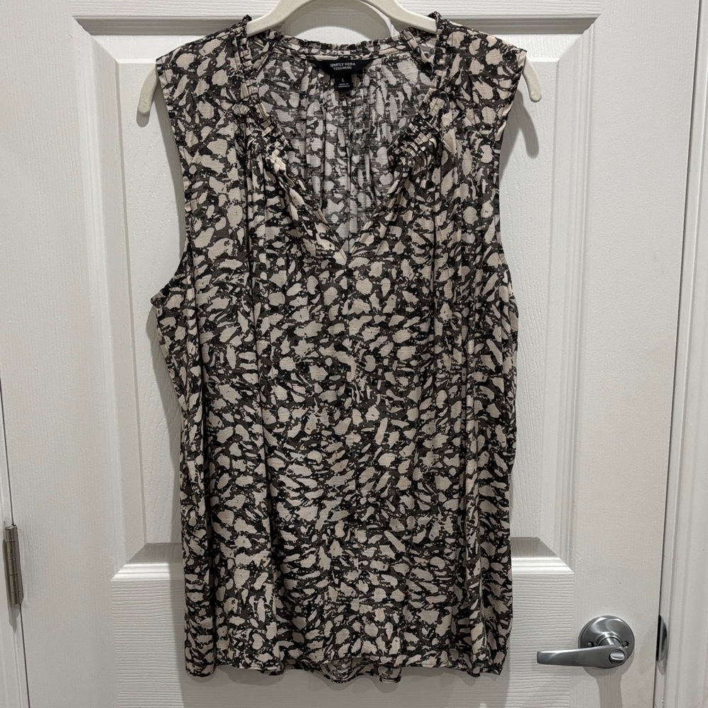 Simply Vera Vera Wang Sleeveless Blouse